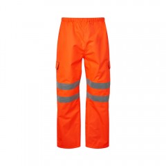  GN300B – Breathable HV Rail Overtrousers w/ Elasticated waist & Cargo pockets 